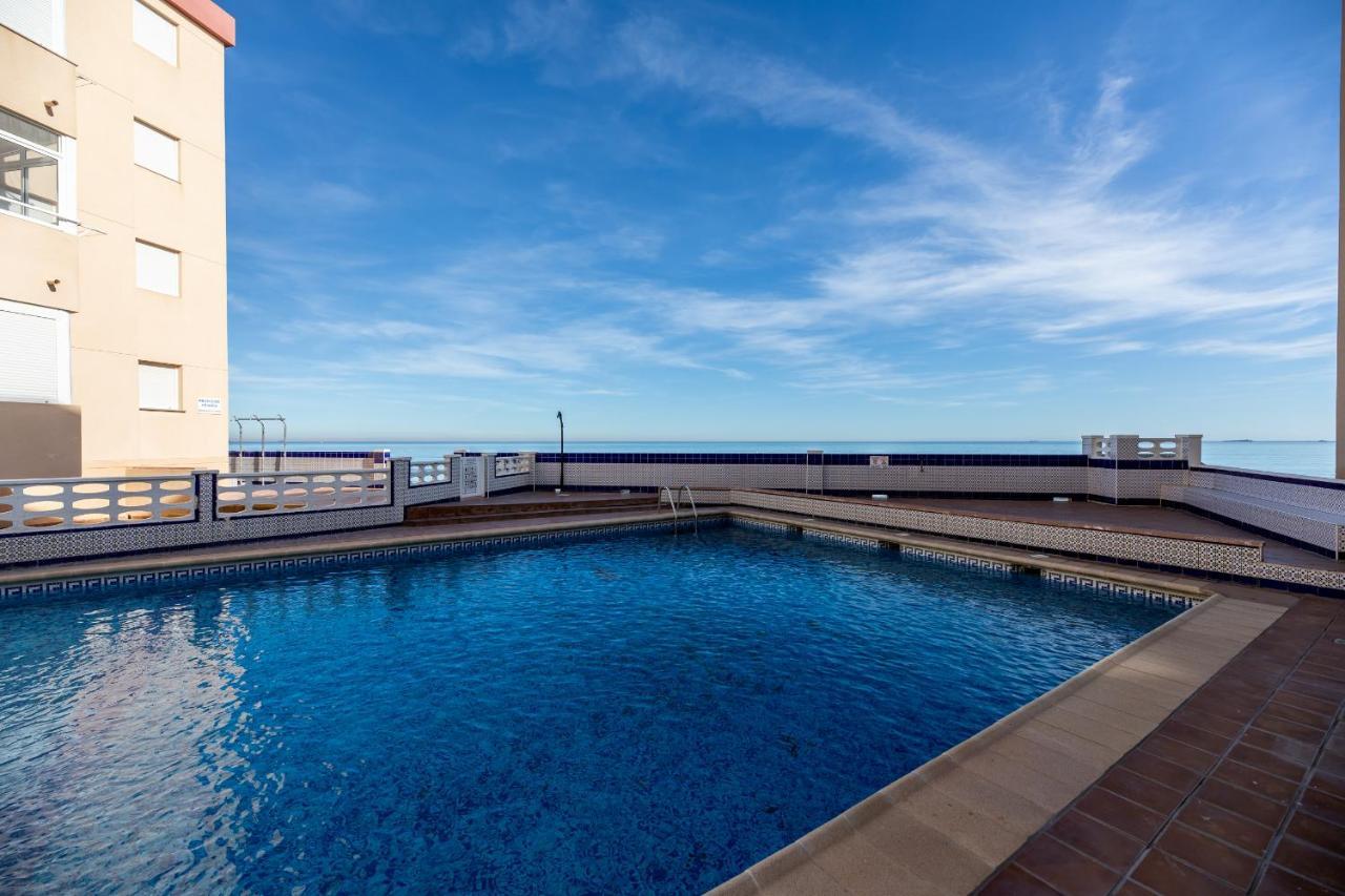 Bright Studio With The Seaview And Swimming Pool Apartment La Manga del Mar Menor Exterior photo